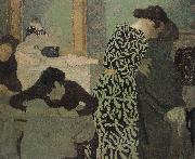 Edouard Vuillard Has a floral pattern for clothing oil painting